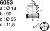 DEPA 6053 Bellow Set, drive shaft